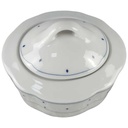 [45817479] Zuckerdose Marienbad Ingres Weiss Blaue Rauten gebraucht - sehr gut Bild 2