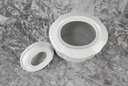 [45817479] Zuckerdose Marienbad Ingres Weiss Blaue Rauten gebraucht - sehr gut Bild 3