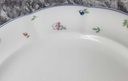 [45817480] Speiseteller Essteller 24,5 cm Marienbad Ingres Weiss Streublumen Obstfrüchte gebraucht - akzeptabel Bild 4