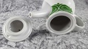 [45817483] Kaffeekanne Kanne 1,3 L Arzberg Donau Dekor grüne Kreise Grün gebraucht - gut Bild 6