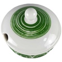 [45817485] Zuckerdose Arzberg Donau Dekor grüne Kreise Grün gebraucht - gut Bild 2