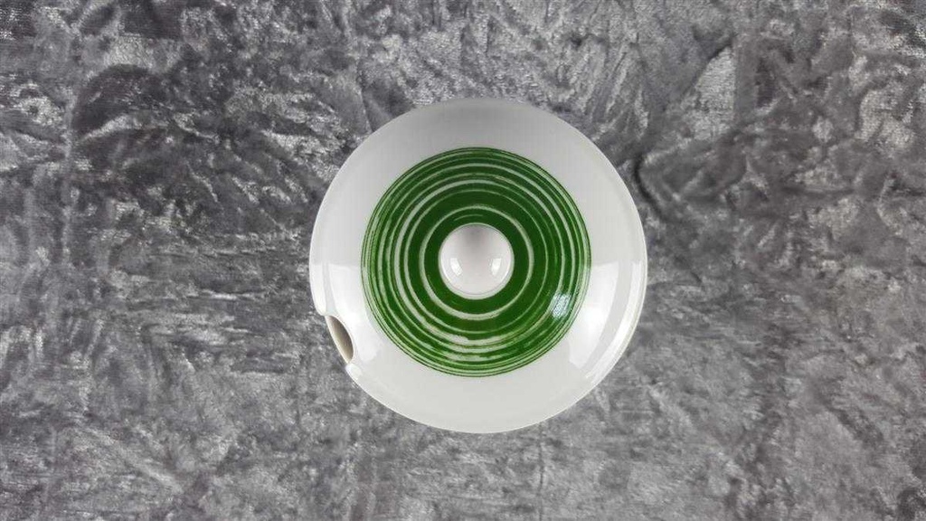 [45817485] Zuckerdose Arzberg Donau Dekor grüne Kreise Grün gebraucht - gut Bild 3