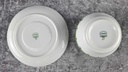 [45817488] Sauciere mit Teller 2tlg Arzberg Donau Dekor grüne Kreise Grün gebraucht - sehr gut Bild 4