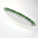 [45817490] Kuchenteller Dessertteller 19,3 cm Arzberg Donau Dekor grüne Kreise Grün gebraucht - gut Bild 2