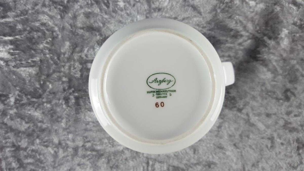[45817493] Milchkännchen Arzberg Donau Dekor grüne Kreise Grün gebraucht - sehr gut Bild 6