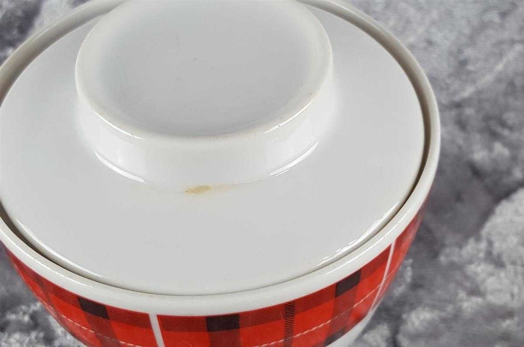 [45817498] Zuckerdose Seltmann Weiden Cora Schottenkaro gebraucht - gut Bild 3