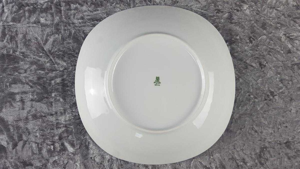 [45817511] Schale Servierschale Goldrand 27 cm Jaeger & Co PMR Weiß gebraucht - gut Bild 6