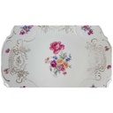 [45817513] Servierplatte Steakplatte Golddekor Schaller Blumen Elfenbein gebraucht - akzeptabel Bild 2