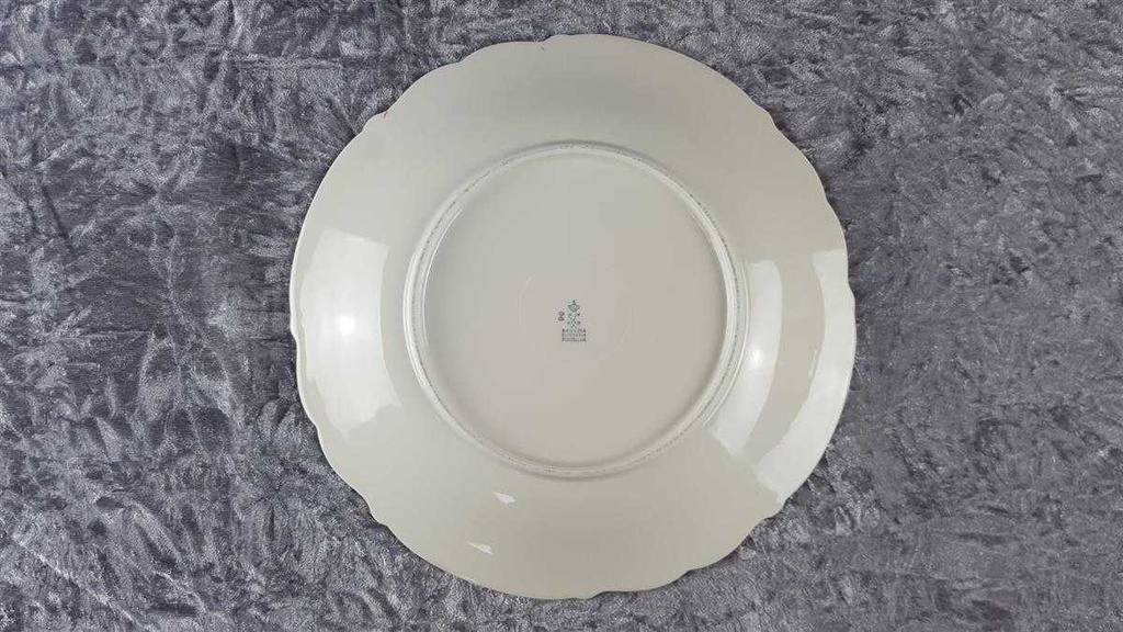 [45817513] Servierplatte Steakplatte Golddekor Schaller Blumen Elfenbein gebraucht - akzeptabel Bild 8