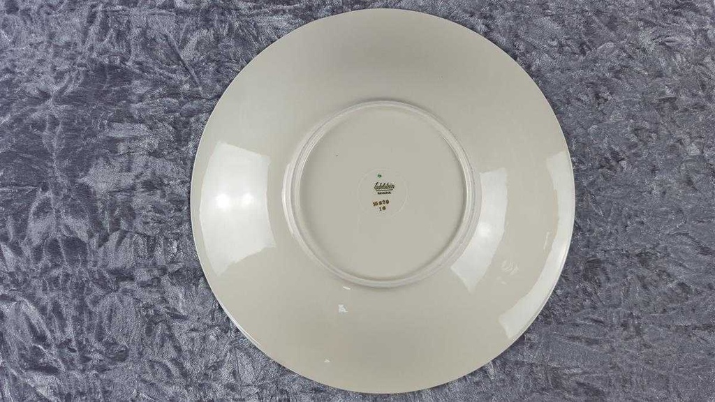 [45817515] Schale Servierschale groß Goldrand 31,7 cm Edelstein Bavaria Blumen 15820 gebraucht - akzeptabel Bild 7