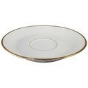 [45817517] Untertasse für Kaffee Goldrand 14 cm Zeh Scherzer Rillenrelief 1750 Bild 2
