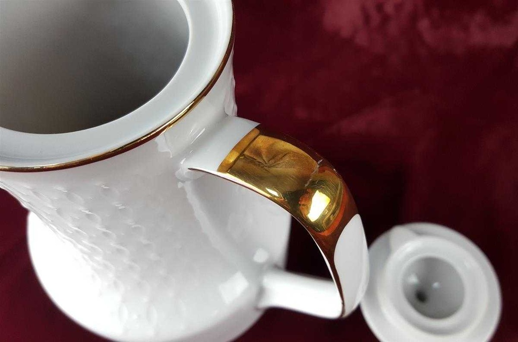 [45817520] Kaffeekanne Kanne Golddekor 1,4 L Mitterteich Form 700 gebraucht - sehr gut Bild 5