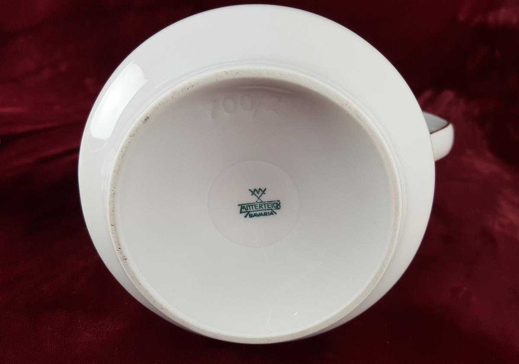 [45817520] Kaffeekanne Kanne Golddekor 1,4 L Mitterteich Form 700 gebraucht - sehr gut Bild 6