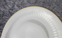 [45817523] Kuchenteller Dessertteller Goldrand 19,7 cm Zeh Scherzer Rillenrelief 1750 gebraucht - gut Bild 3