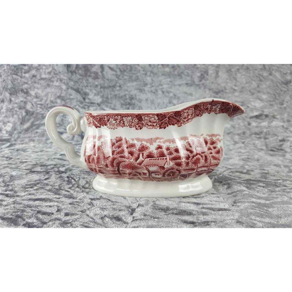 [45817532] Sauciere Wood & Sons England English Scenery Rot gebraucht - gut Bild 3