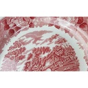 [2119344] 4er Set Suppenteller 26 cm Adams English Scenic Rot gebraucht - akzeptabel Bild 6