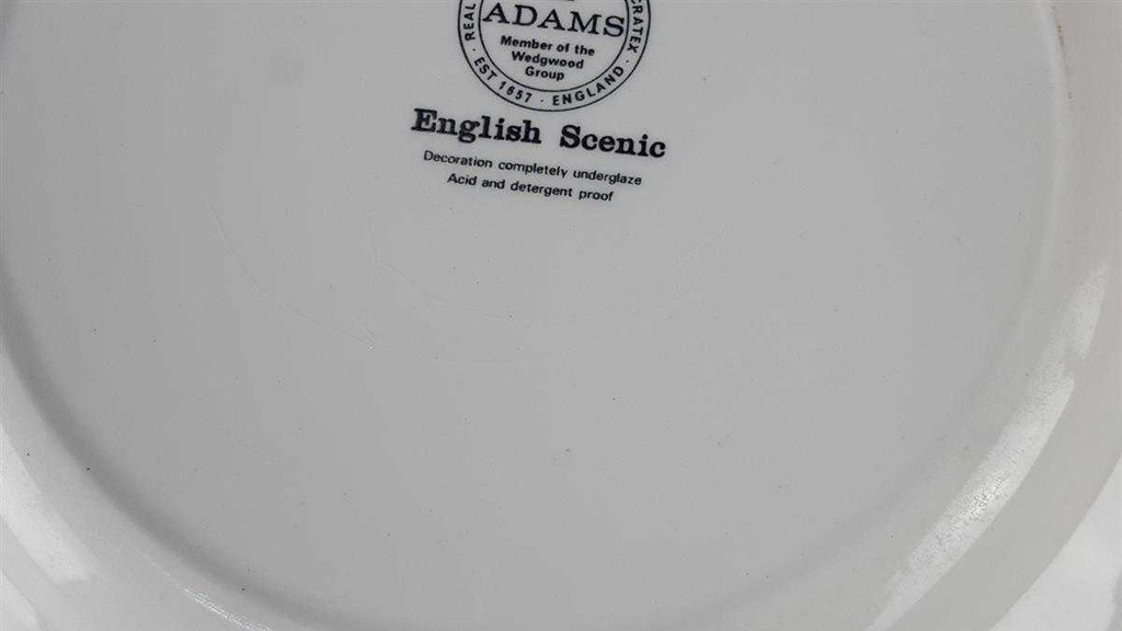 [2119344] 4er Set Suppenteller 26 cm Adams English Scenic Rot gebraucht - akzeptabel Bild 8