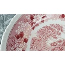 [2119344] 4er Set Suppenteller 26 cm Adams English Scenic Rot gebraucht - akzeptabel Bild 11