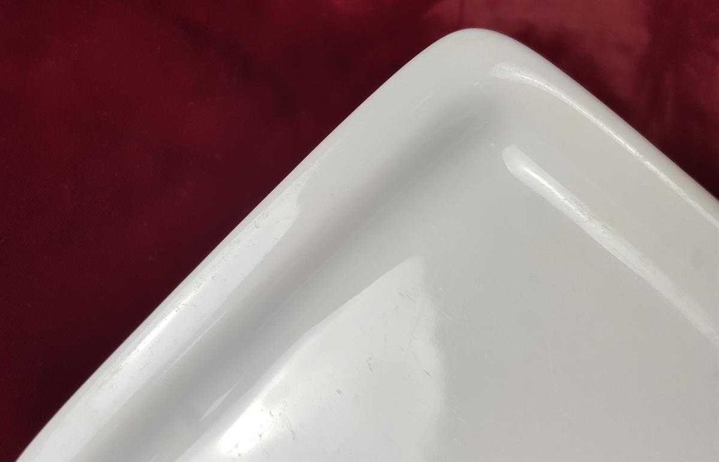 [45817547] Servierplatte 21,5x14 cm Eschenbach Weiß gebraucht - akzeptabel Bild 5