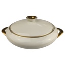 [45817559] Ragoutterrine Goldrand 1,6 L KPM Krister 0202 Elfenbein gebraucht - sehr gut Bild 2