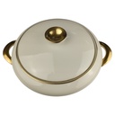 [45817559] Ragoutterrine Goldrand 1,6 L KPM Krister 0202 Elfenbein gebraucht - sehr gut Bild 3