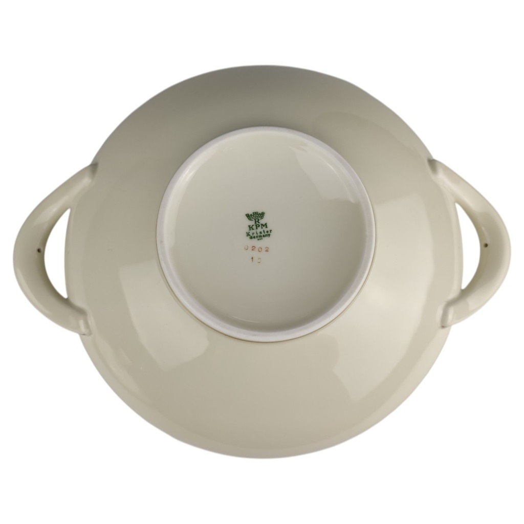 [45817559] Ragoutterrine Goldrand 1,6 L KPM Krister 0202 Elfenbein gebraucht - sehr gut Bild 6