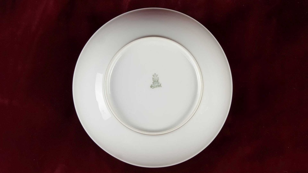 [45817560] Schüssel Goldrand 24 cm Heinrich Anmut weiß 14092 gebraucht - sehr gut Bild 3