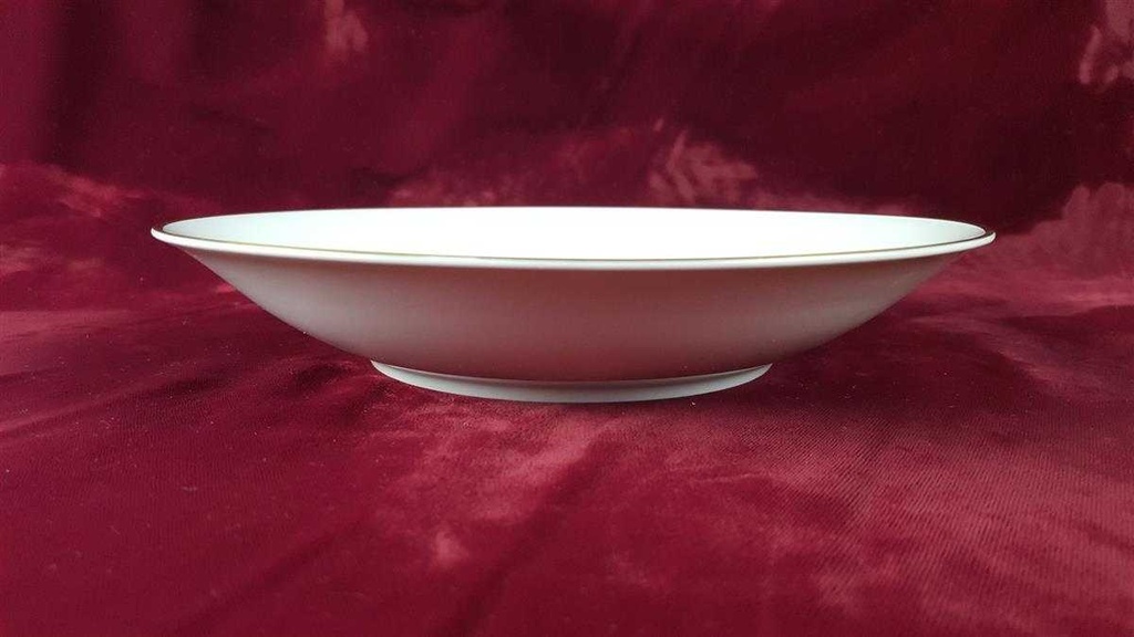 [45817562] Suppenteller Goldrand 23,4 cm Heinrich Anmut weiß 14092 gebraucht - sehr gut Bild 3