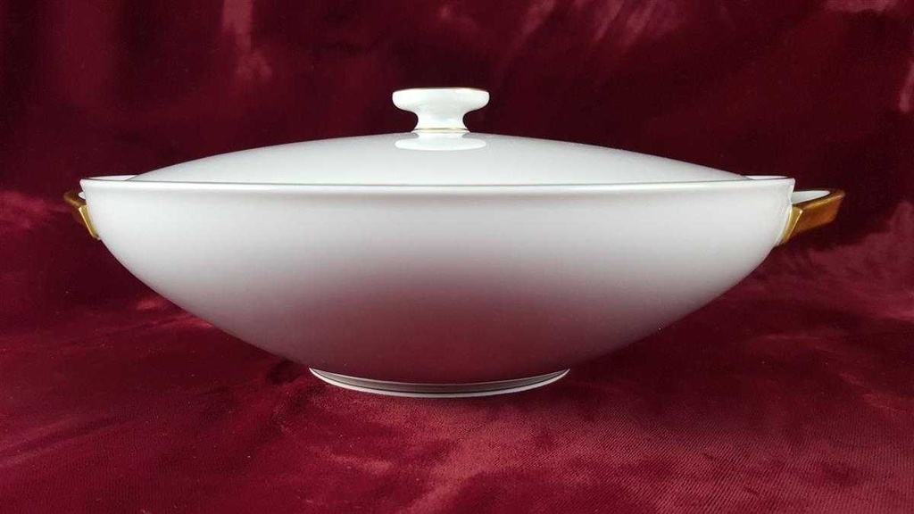 [45817565] Ragoutterrine Goldrand 1,3 L Heinrich Anmut weiß 14092 gebraucht - gut Bild 3