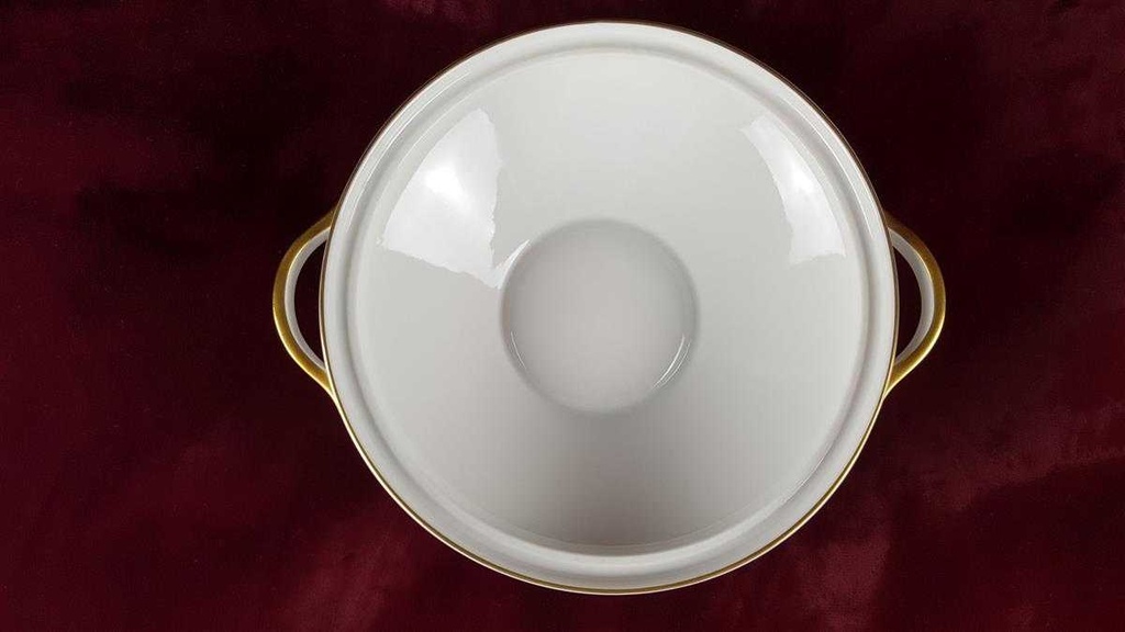 [45817565] Ragoutterrine Goldrand 1,3 L Heinrich Anmut weiß 14092 gebraucht - gut Bild 5