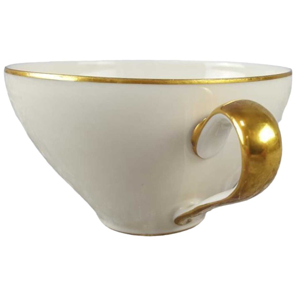 [45817569] Teetasse Tasse Goldrand KPM Krister 0202 Elfenbein Beige Bild 2