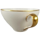 [45817569] Teetasse Tasse Goldrand KPM Krister 0202 Elfenbein Beige Bild 2