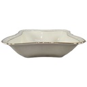 [45817573] Schüssel Goldrand Winterling elfenbein Blumenrelief mit Beige gebraucht - sehr gut Bild 2