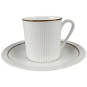 [45817574] Kaffeetasse mit Untertasse Tasse Goldrand Arzberg Form 2075 Secunda Bild 2