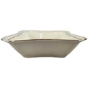 [45817578] Schüssel Goldrand Winterling elfenbein Blumenrelief mit Beige gebraucht - gut Bild 2