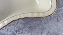 [45817578] Schüssel Goldrand Winterling elfenbein Blumenrelief mit Beige gebraucht - gut Bild 5