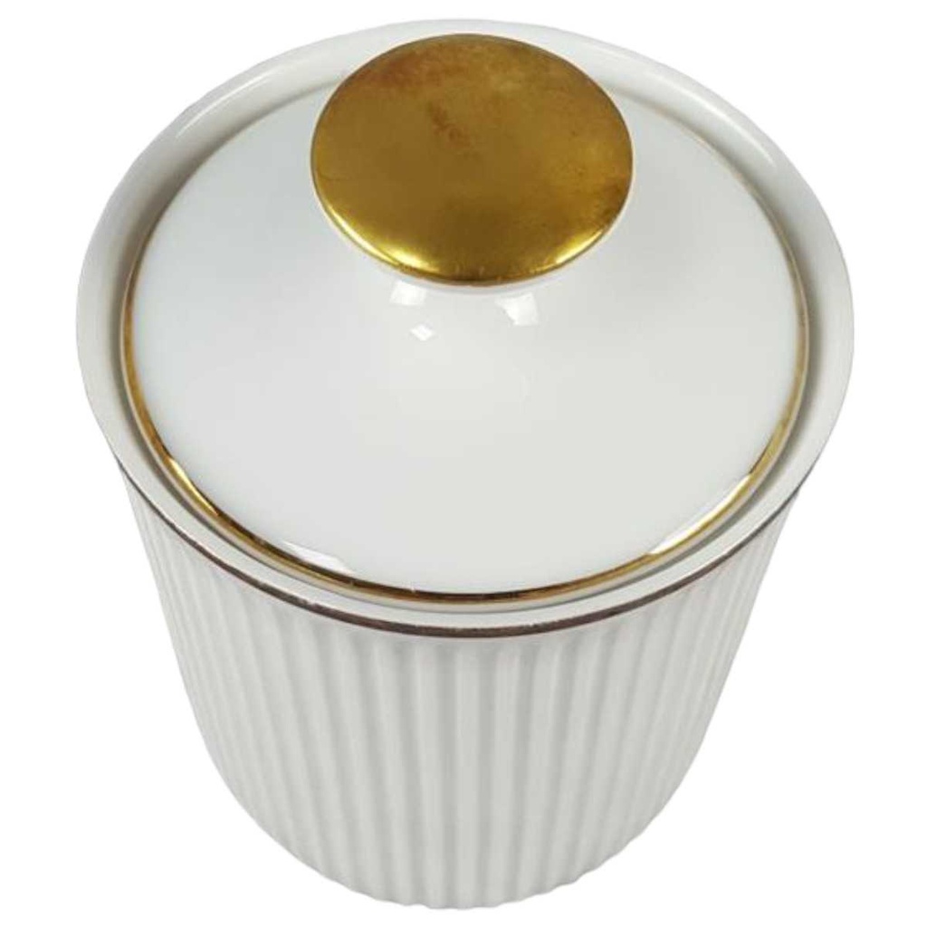 [45817579] Zuckerdose Goldrand Arzberg Form 2075 Secunda gebraucht - gut Bild 2