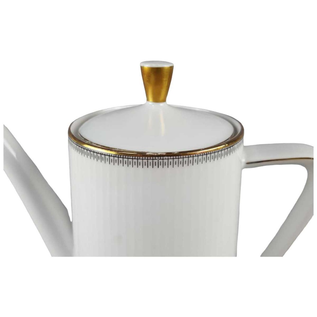 [45817582] Kaffeekanne Kanne 1,5 L Seltmann Weiden Monika Schwarz Gold 31646 gebraucht - gut Bild 2