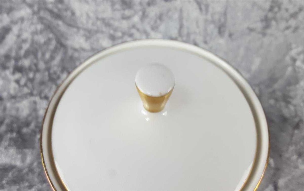 [45817583] Zuckerdose Seltmann Weiden Monika Schwarz Gold 31646 gebraucht - gut Bild 3