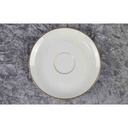 [45817585] Teetasse mit Untertasse Tasse Goldrand KPM Krister 0202 Elfenbein Beige Bild 8