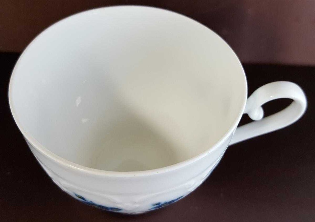 [4581759] Kaffeetasse Tasse Krautheim Sissy blau gelbe Blumen echt Kobalt gebraucht - gut Bild 2