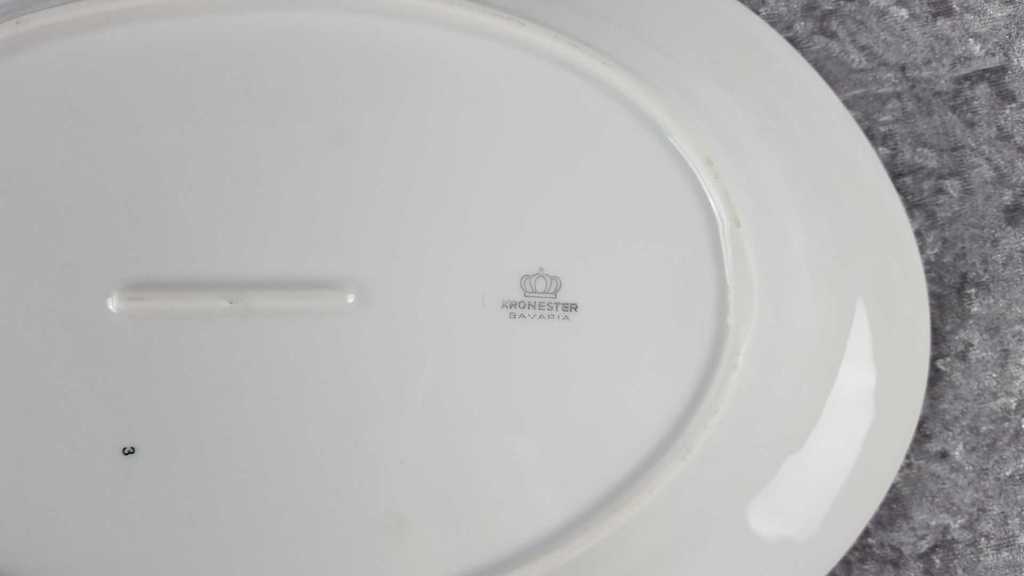 [45817591] Servierplatte Fleischplatte Steakplatte 34,6x23,6 cm Kronester Bavaria gebraucht - gut Bild 6