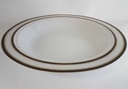 [4581760] Suppenteller 21,8 cm Winterling Kirchenlamitz Rillenrelief Braun gebraucht - sehr gut Bild 2