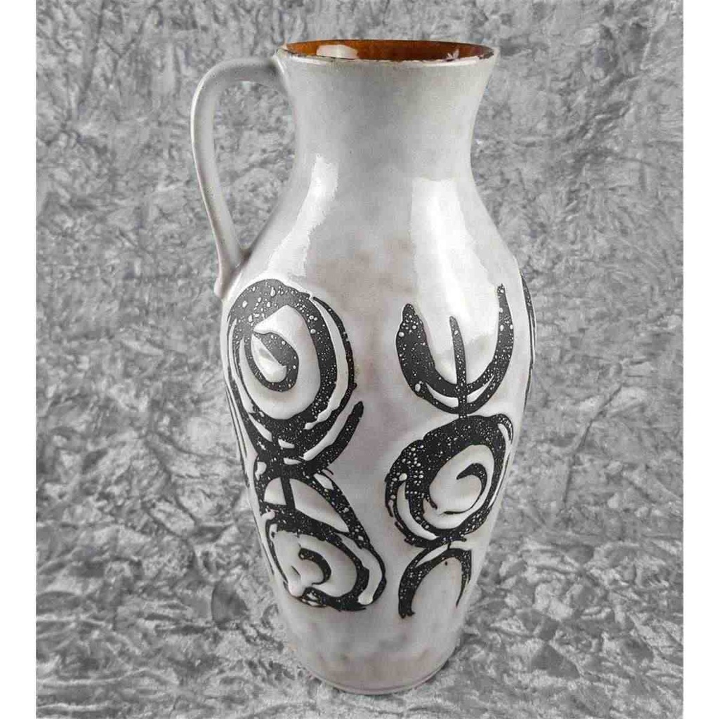 [45817603] Vase 29,4 cm Jasba Keramik Weiß gebraucht - gut Bild 3