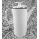 [45817604] Kaffeekanne Kanne 1,25 L Thomas Porzellan Medaillon Grau Platinrand gebraucht - gut Bild 3