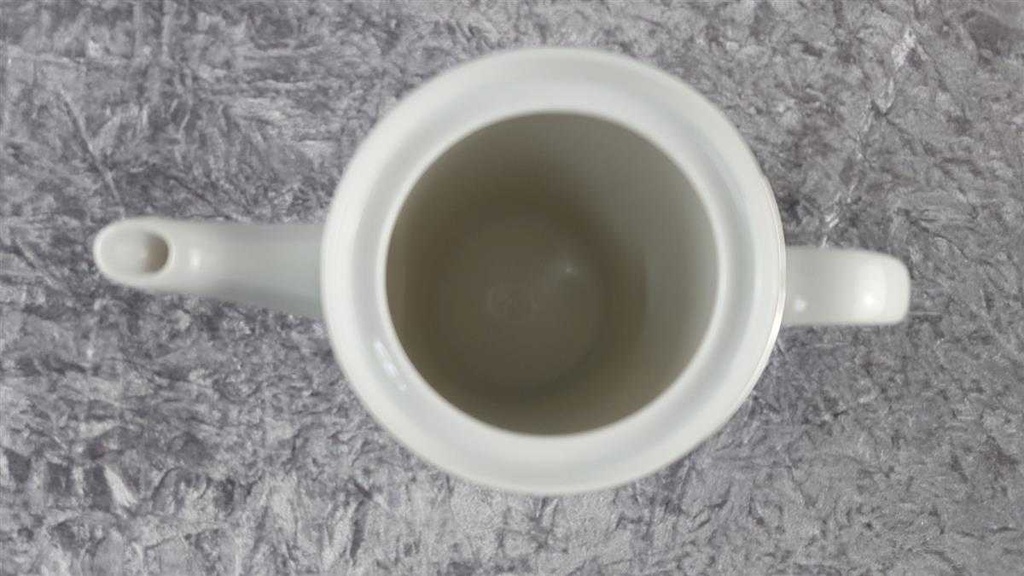 [45817604] Kaffeekanne Kanne 1,25 L Thomas Porzellan Medaillon Grau Platinrand gebraucht - gut Bild 6