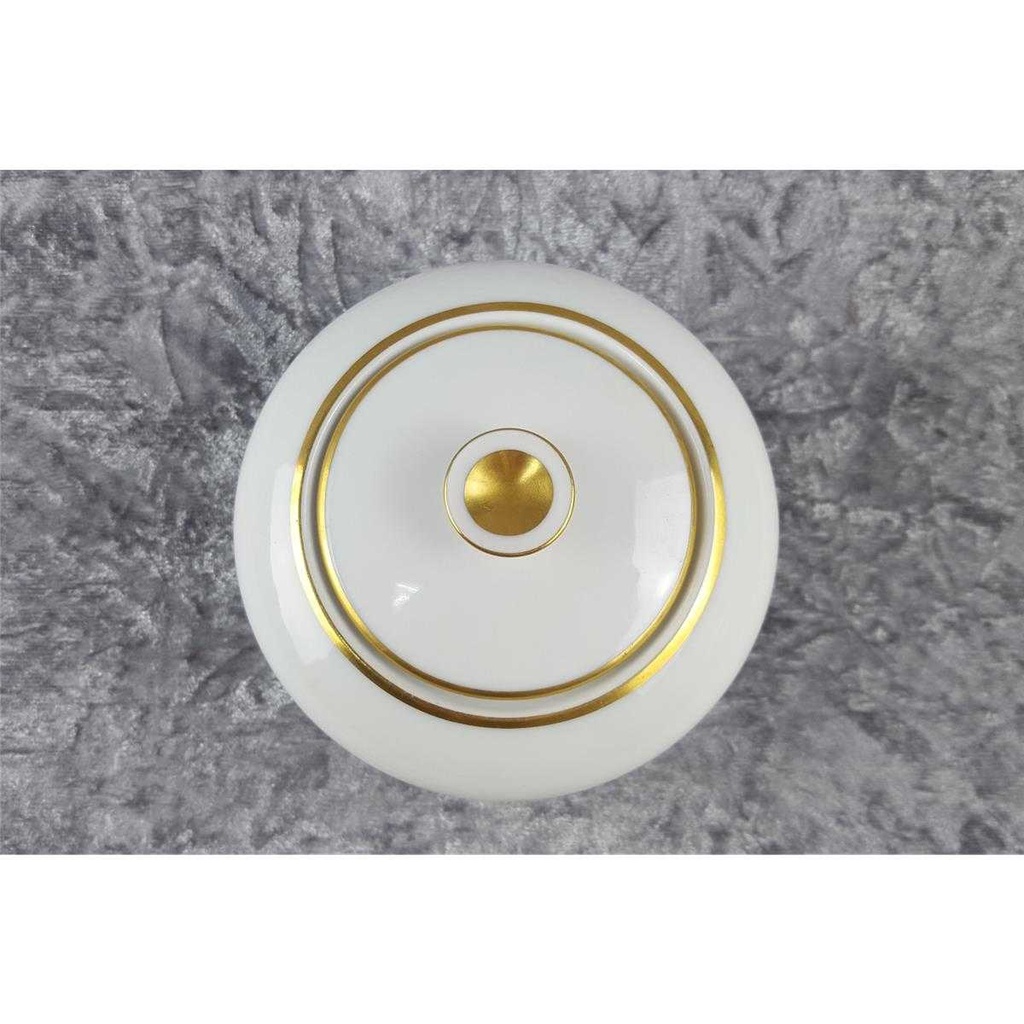 [45817608] Zuckerdose Goldrand KPM Krister 0201 Weiß gebraucht - sehr gut Bild 3