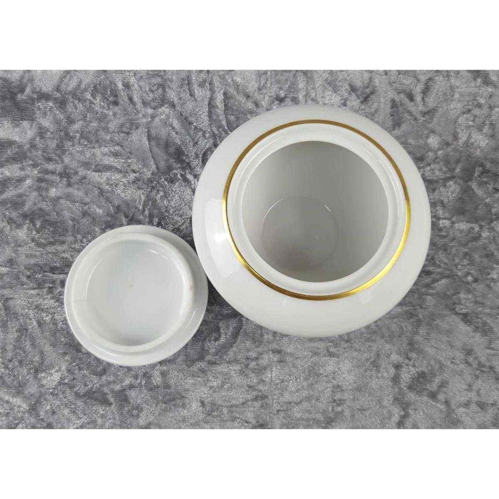 [45817608] Zuckerdose Goldrand KPM Krister 0201 Weiß gebraucht - sehr gut Bild 4