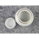 [45817608] Zuckerdose Goldrand KPM Krister 0201 Weiß gebraucht - sehr gut Bild 4