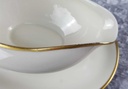 [45817611] Sauciere mit Teller Goldrand 1tlg 0,4 L KPM Krister 0201 Elfenbein Beige Bild 6